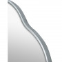 Круглое зеркало в серебряной волнистой раме Fancy M Silver (Фэнси) Smal Ø80 см в интернет-магазине «Зеркала с подсветкой» фото